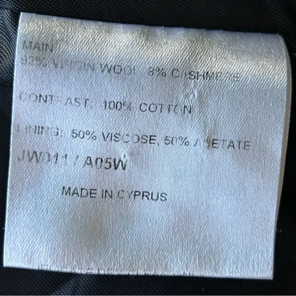 🌷 Karen Millen Vintage Brown and Off White Houndstooth Blazer Equestrian Size 6 - Picture 11 of 11